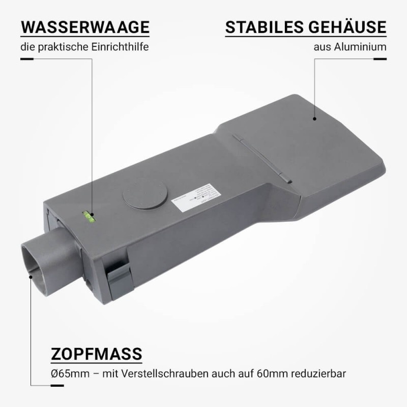 80W LED Straßenleuchte Professional Moso 5700K