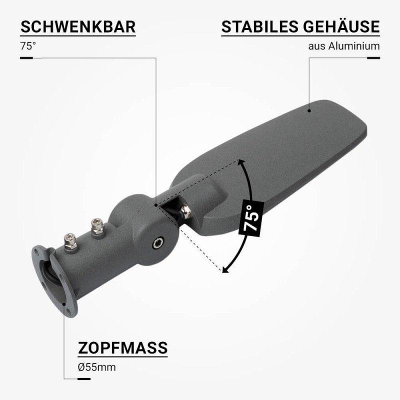 20W LED Straßenleuchte Kaltweiß IP65