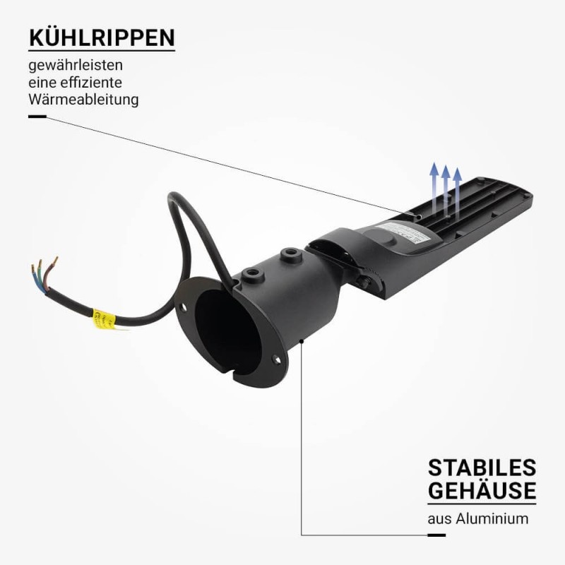 30W LED Straßenleuchte Premium 6000K IP65