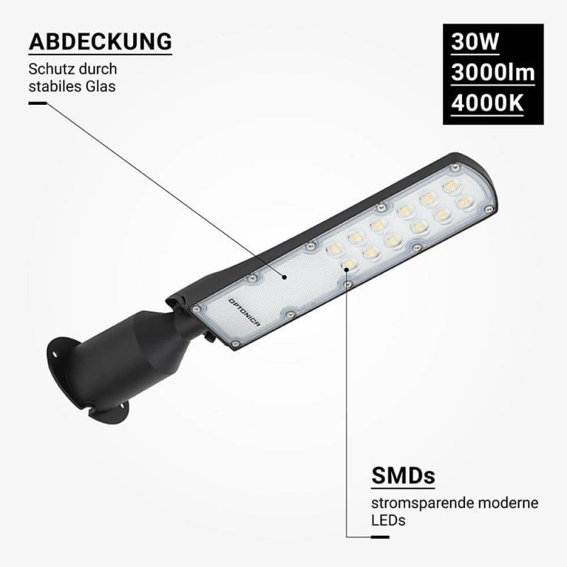 30W LED Straßenleuchte Premium 4000K IP65