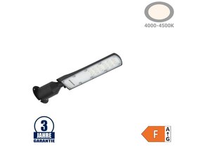 30W LED Straßenleuchte mit Dämmerungssensor Premium 4000K IP65