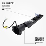 50W LED Straßenleuchte Premium 4000K IP65