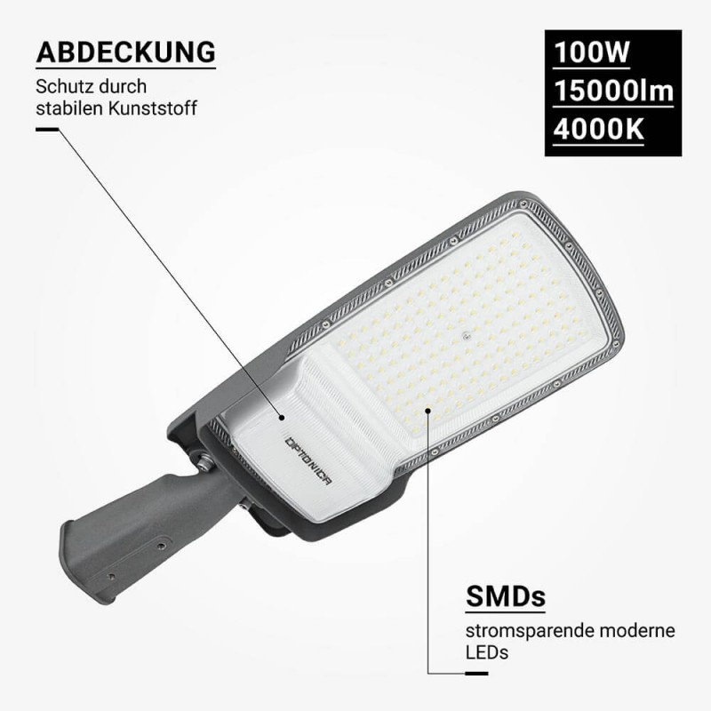 100W LED Straßenleuchte Professional 4000K IP65