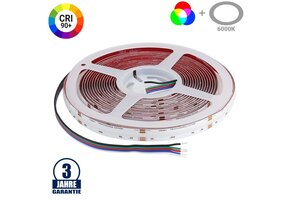 896 SMD/m 16W/m 24V Professional LED Streifen RGBW COB 5m