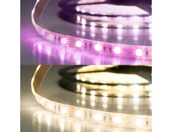 LED SIL RGB+WW Flexband, 24V DC, 19W, IP20, 4in1 Chip, 5m Rolle, 60 LED/m