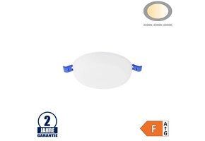9W LED Frameless Mini Panel Rund CCT