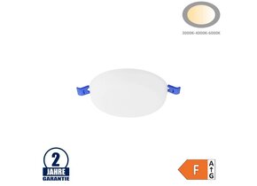 9W LED Frameless Mini Panel Rund CCT