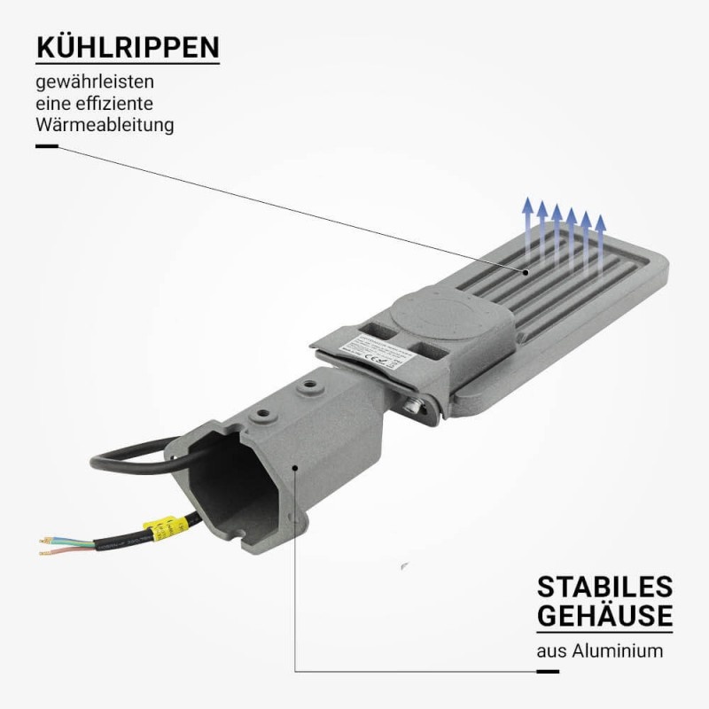 30W LED Straßenleuchte Professional HL Warmweiß IP65