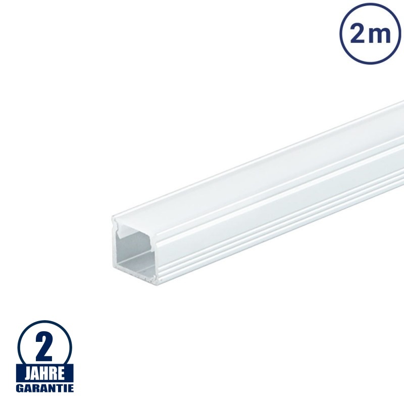 LED Profil 12x10mm Alu eloxiert 2m