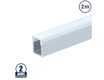 LED Profil 7,5x9mm eloxiert 2m SET