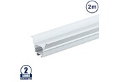 LED Profil 20x18mm Eloxiert Einbau 2m SET