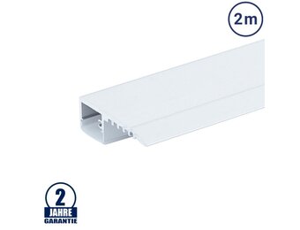 LED Treppenabschlussprofil eloxiert 2m SET