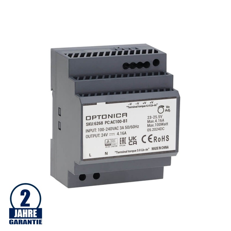 24V DC DIN-Hutschienen Netzteil 60W bis 240W