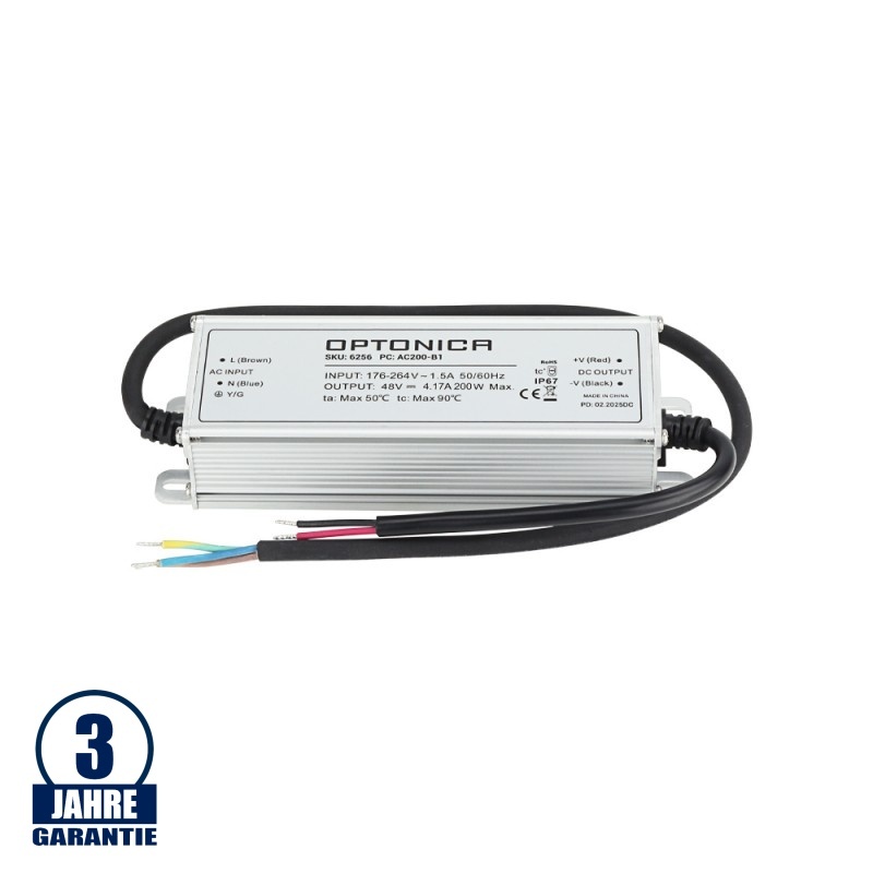 48V DC Netzteil Premium IP67 150W bis 200W