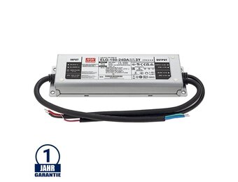 MEAN WELL 24V DC Metall Netzteil DALI dimmbar IP67 150W bis 240W