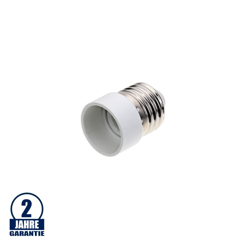 Adapter für Fassung E27 auf E14