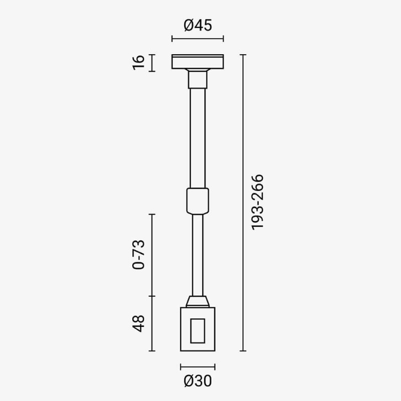 Abhängung für Aufbauschiene Magnetic Line M05