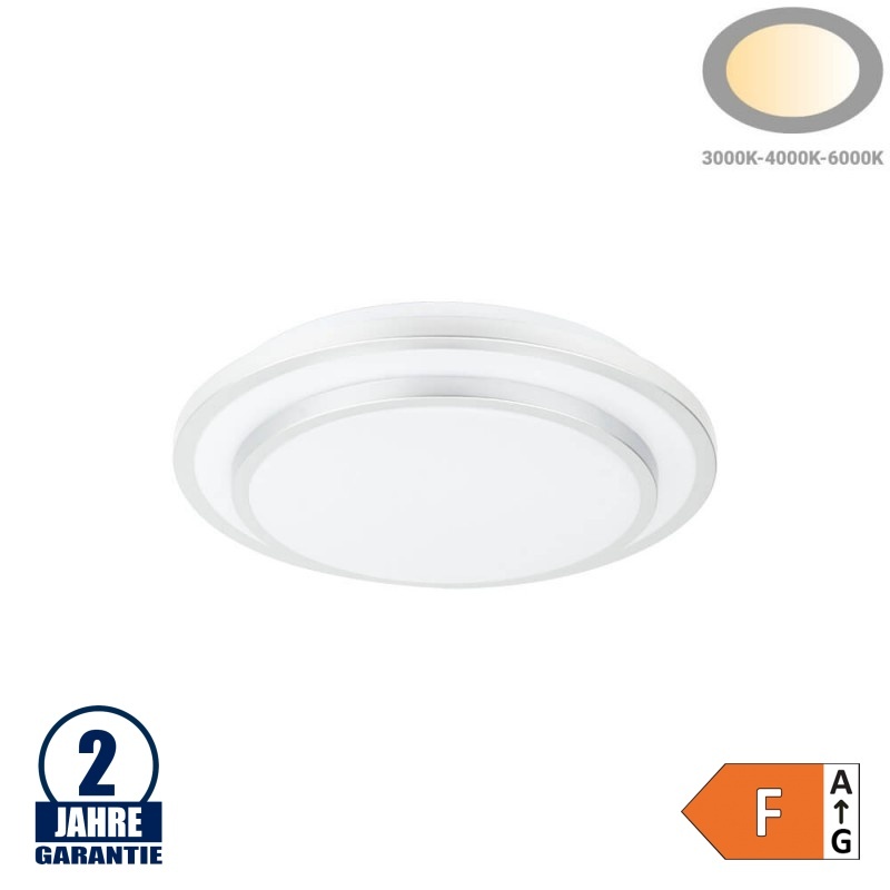12W LED Deckenleuchte 2-teilig CCT