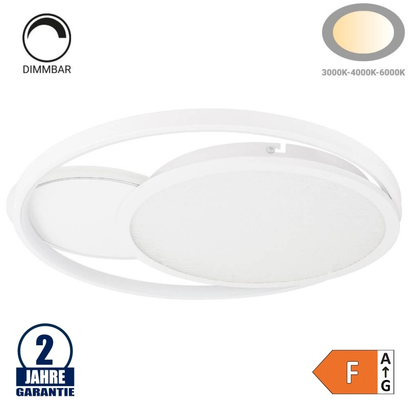 64W LED Deckenleuchte Rund 3-teilig CCT