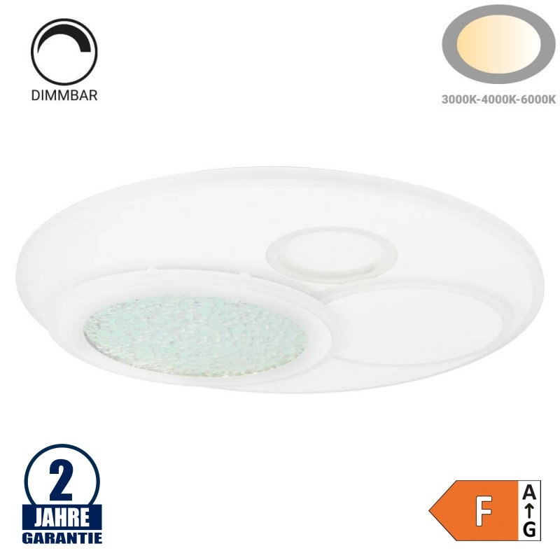 84W LED Deckenleuchte 4-teilig CCT
