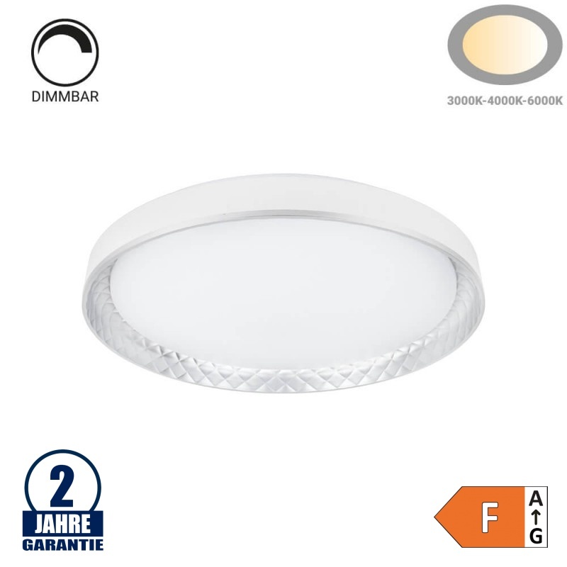 36W LED Deckenleuchte fernsteuerbar CCT