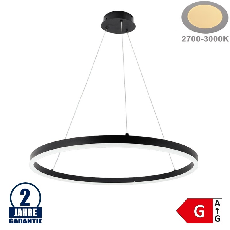 22W LED Pendelleuchte Warmweiß Ø60cm