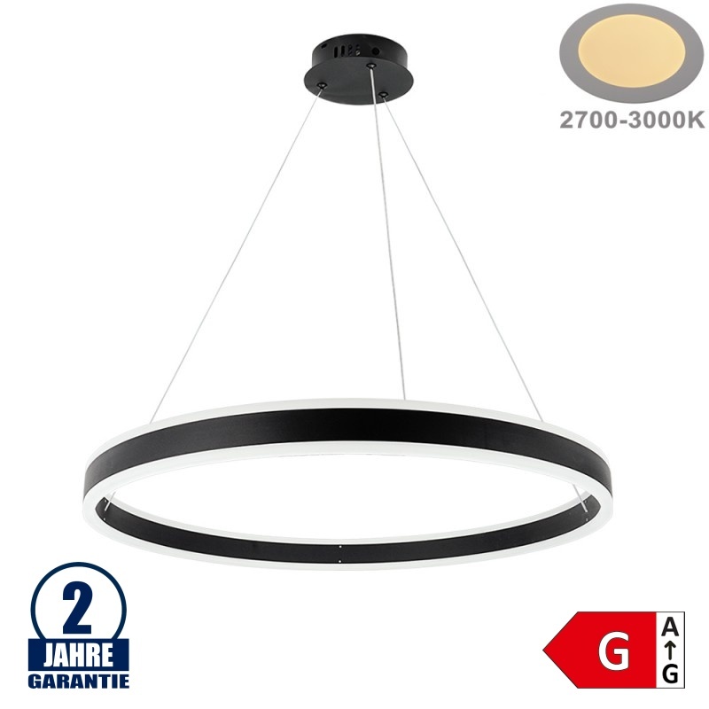 36W LED Pendelleuchte Up and Down Warmweiß Ø60cm