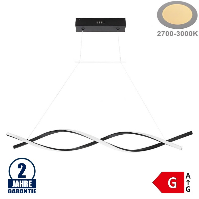 28W LED Pendelleuchte Warmweiß 120cm