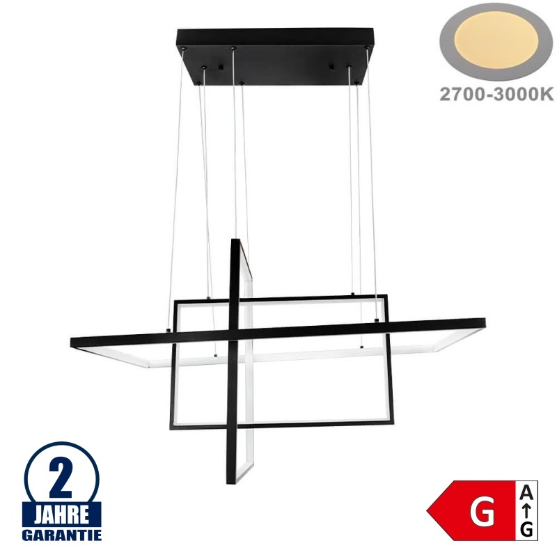 67W LED Pendelleuchte Warmweiß 3-fach