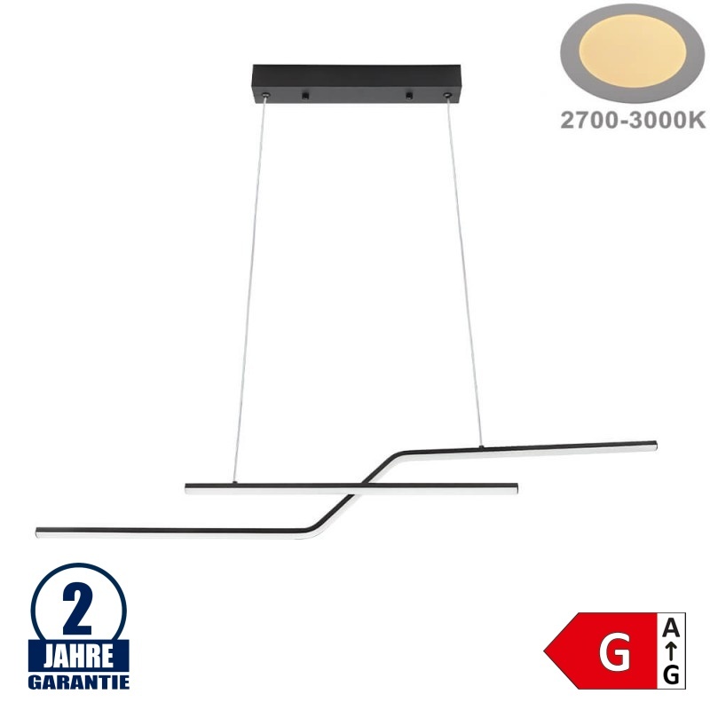13W LED Pendelleuchte Warmweiß 105cm