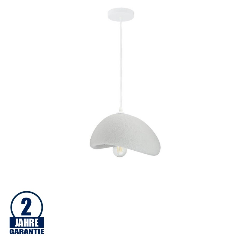 Organische Wabi-Sabi Pendelleuchte in Steinoptik E27
