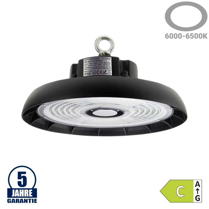 Optonica 150W Hallenleuchte PREMIUM HL 6000K IP65