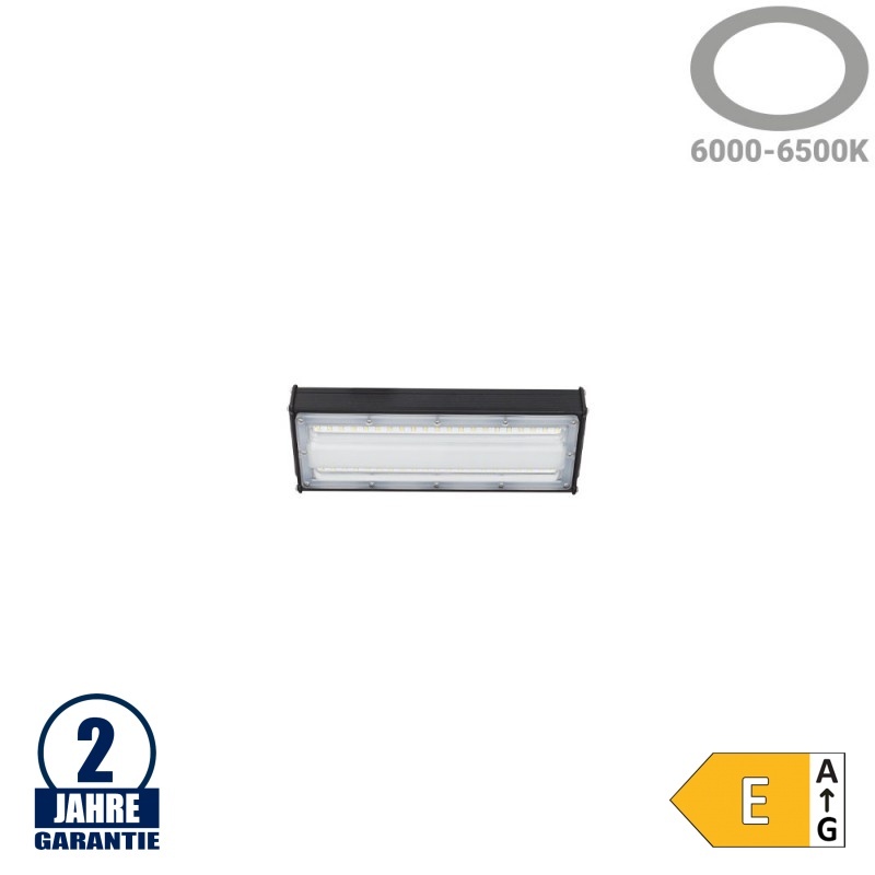 Optonica 50W LED Hallenleuchte Linear IK08 6000K IP65