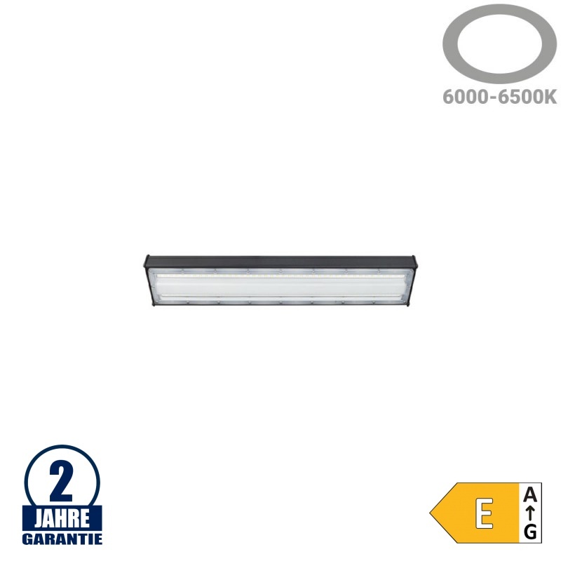 Optonica 100W LED Hallenleuchte Linear IK08 6000K IP65