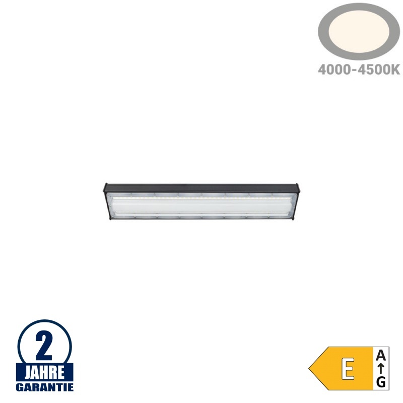 Optonica 100W LED Hallenleuchte Linear IK08 4000K IP65
