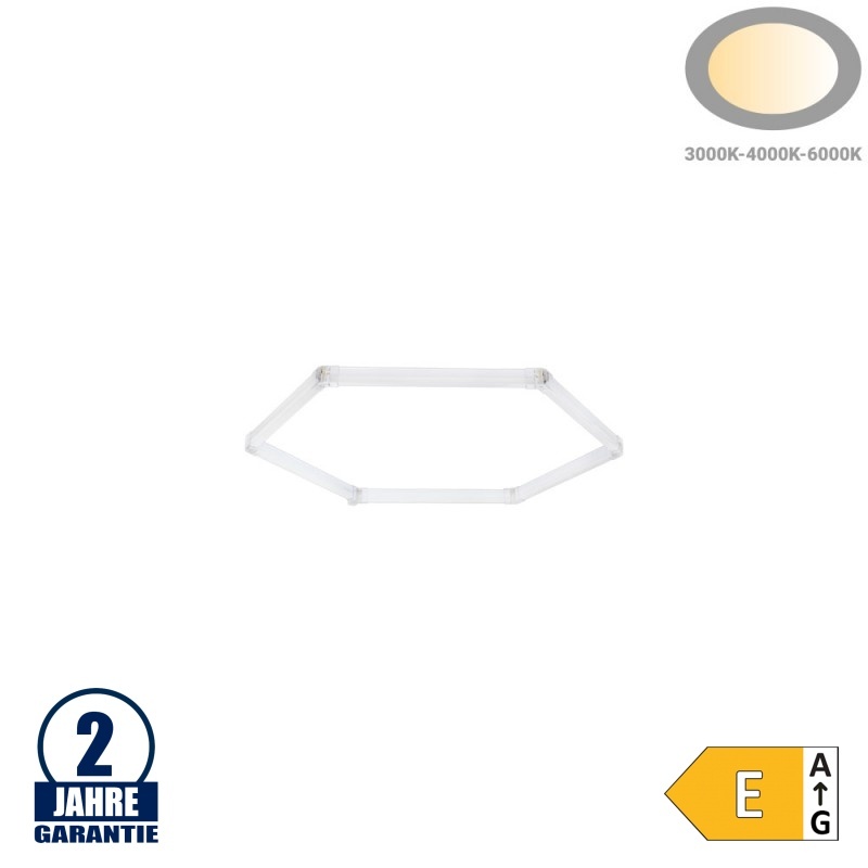 42W LED Hexagon Deckenleuchte CCT