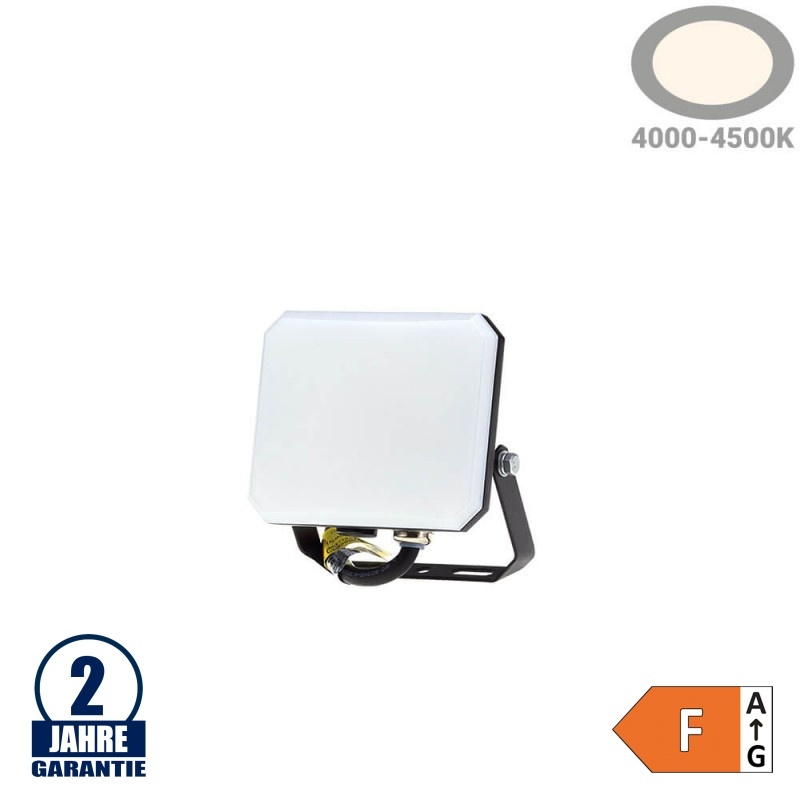 20W LED Fluter mit Milchglasabdeckung Neutralweiß
