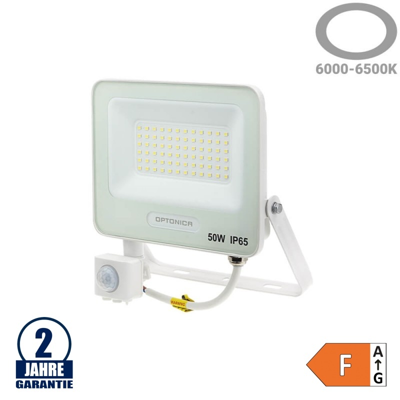 50W LED SMD Fluter mit Bewegungsmelder