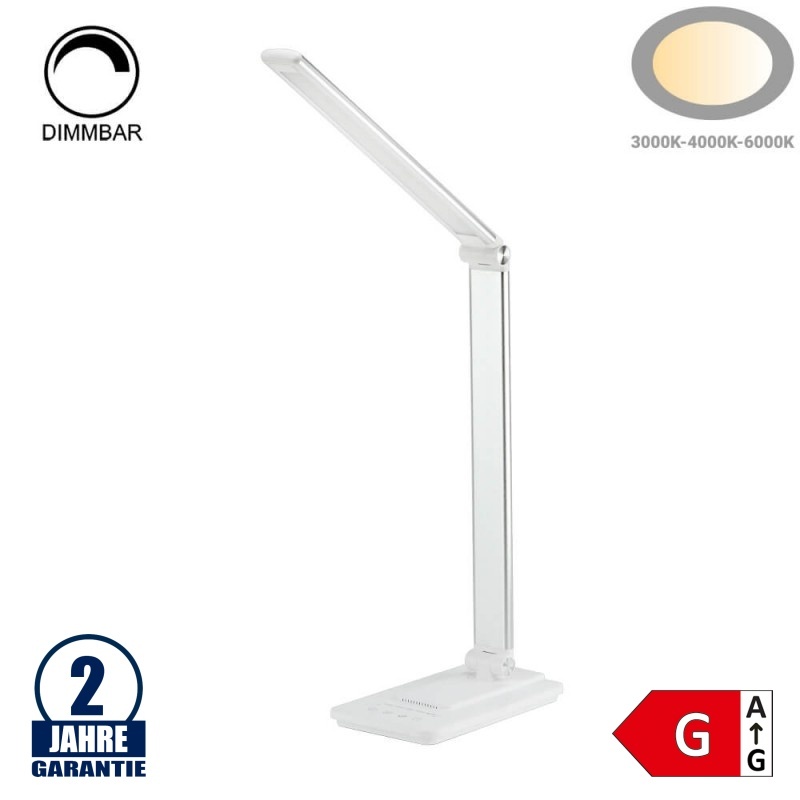 8W LED Tischleuchte mit Akku CCT Weiß