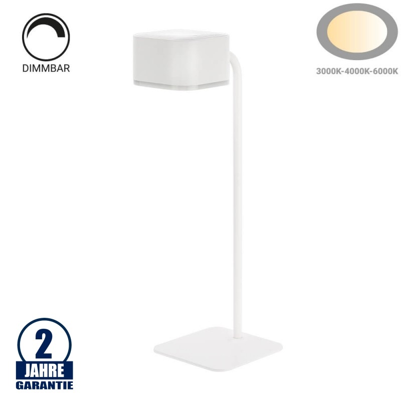 3W LED Tischleuchte mit Akku multifunktional Weiß CCT