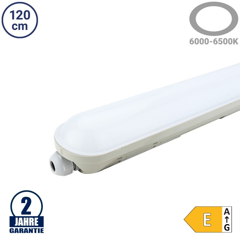 40W LED Wannenleuchte Link mit Bewegungsmelder 120cm IP65 Kaltweiß