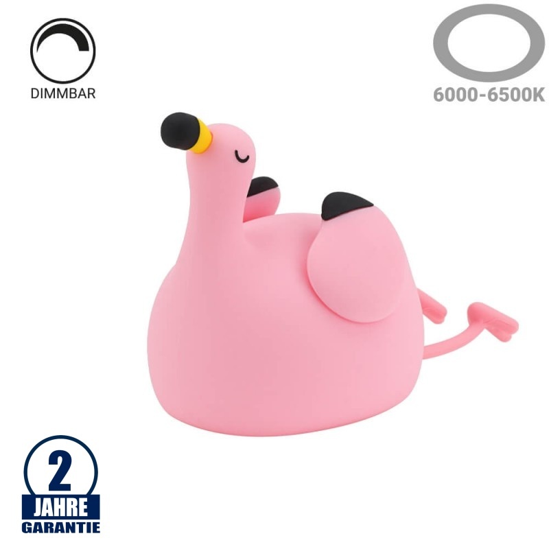 Kinder-Nachtlicht Flamingo akkubetrieben
