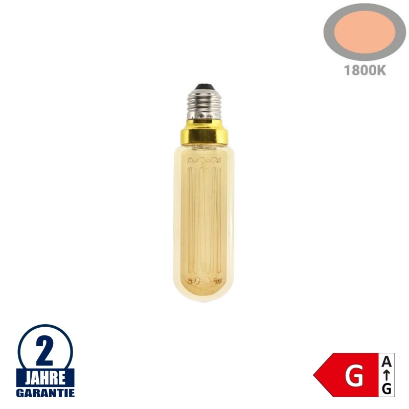 3W LED Designer Kolbenlampe E27 Vintage extra Warmweiß 1800K