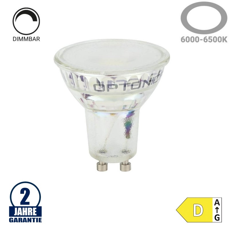6W LED GU10 Spot Kaltweiß Dimmbar