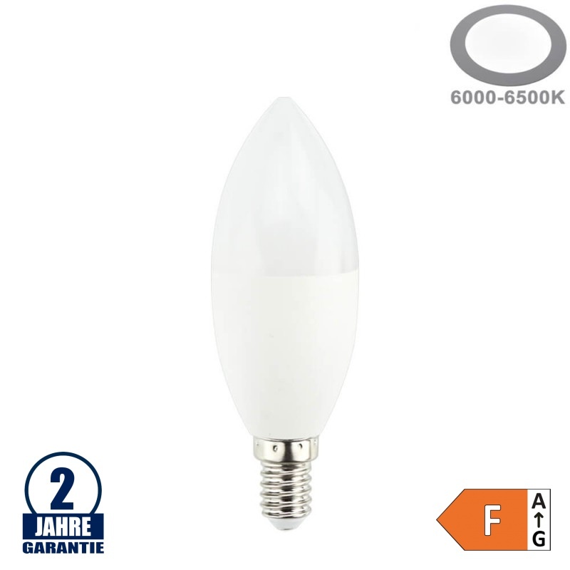 10W LED E14 Kerze Kunststoff Kaltweiß