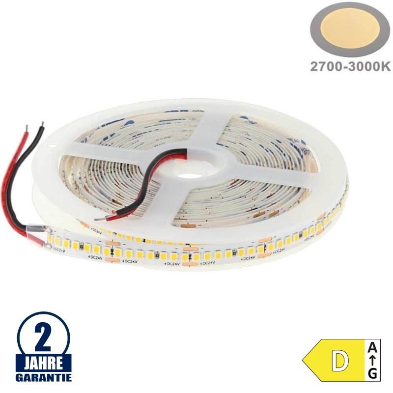 238LED/m 18W/m 24V LED Streifen 2835 HL Warmweiß 5m