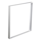 LED Panel Rahmen 600 x 600 mm Aluminium Weiß