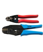 Crimping tools for wirerope and wirecutter in 1 Package