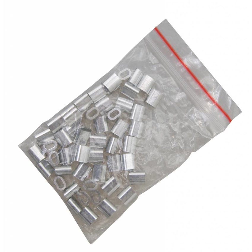 Wire rope clips 2mm Discount pack 50 pieces