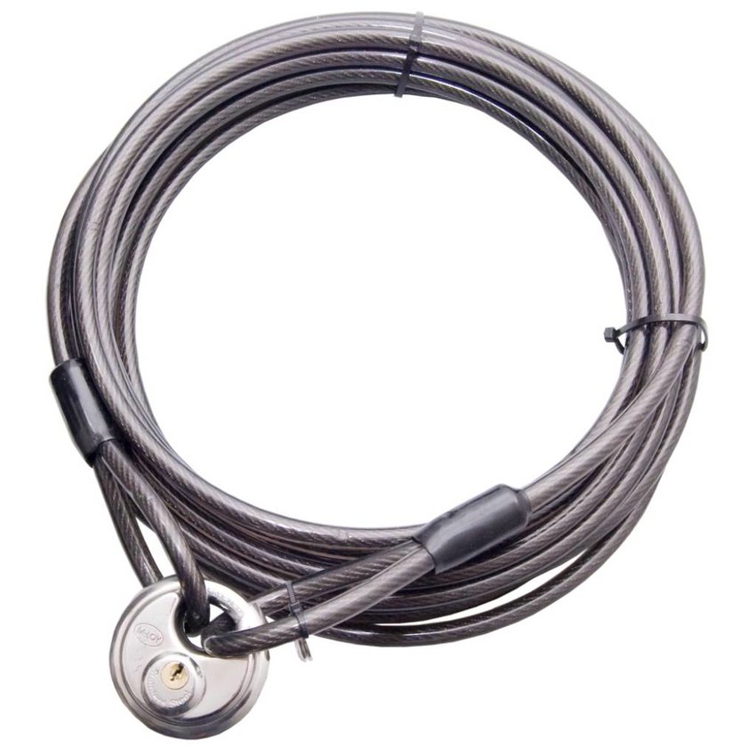 3 pieces Wire Rope with Disc lock  keyalike 10 meter Terrace cable